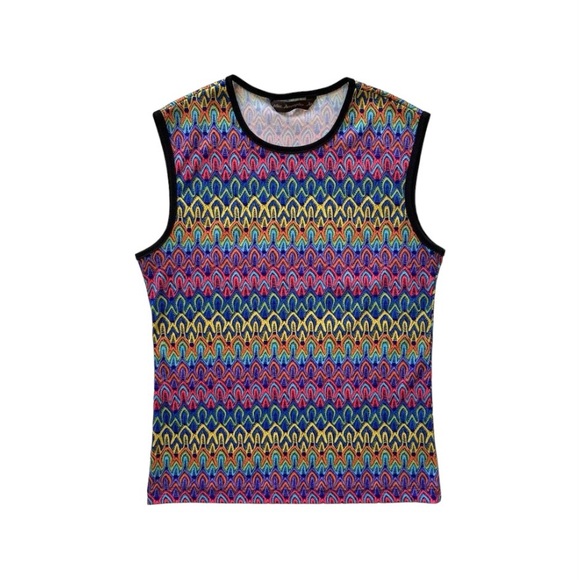 Vintage 90s does 70s Psychedelic Tank Top 🌀 - Picture 1 of 6